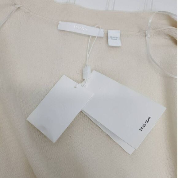 Hugo Boss Oversized Sweater Cardigan Wool Cashmere Fabula Relaxed Fit - Picture 12 of 14